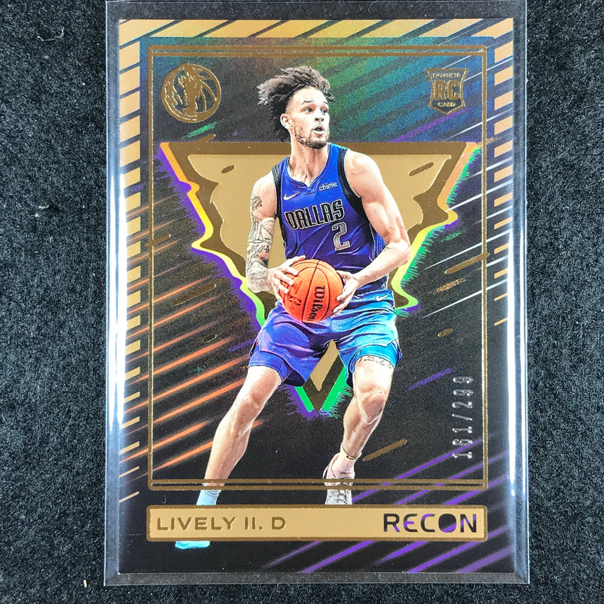 2023-24 Recon DERECK LIVELY II Rookie Base Bronze Holo 161/299 No. 221
