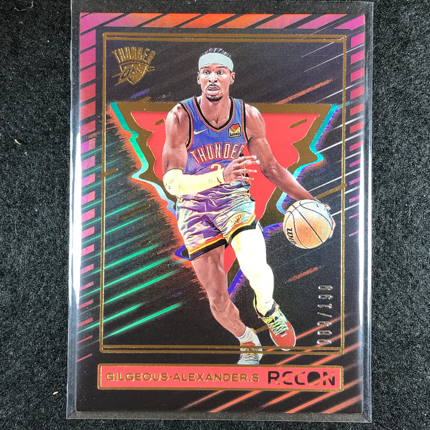 2023-24 Recon SHAI GILGEOUS-ALEXANDER Base Red Holo 89/199 No. 178