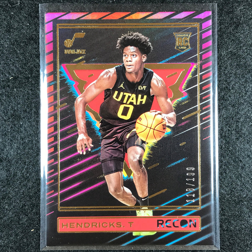2023-24 Recon TAYLOR HENDRICKS Rookie Base Red Holo 118/199 #207
