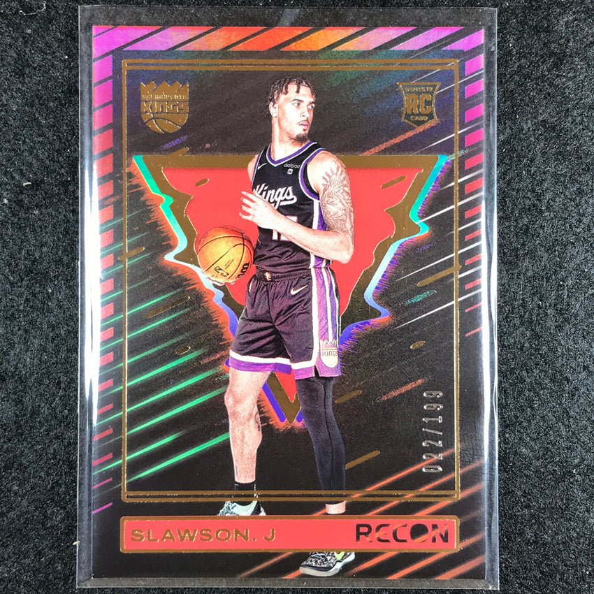 2023-24 Recon JALEN SLAWSON Rookie Base Red Holo 22/199 #249