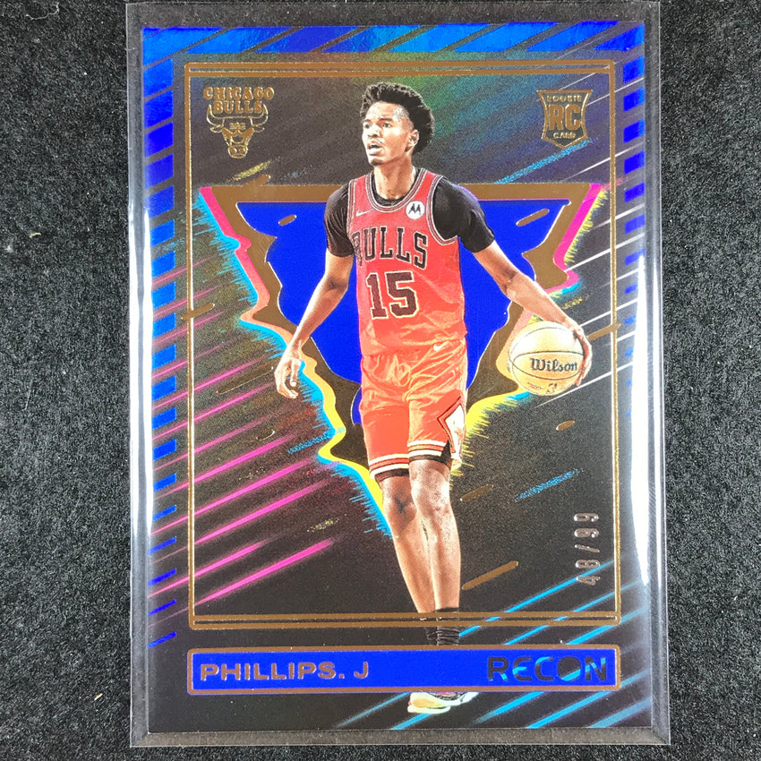 2023-24 Recon JULIAN PHILLIPS Rookie Base Blue Holo 48/99 #204