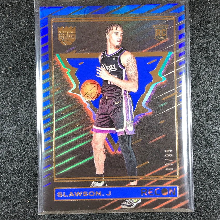 2023-24 Recon JALEN SLAWSON Rookie Base Blue Holo 13/99 #249