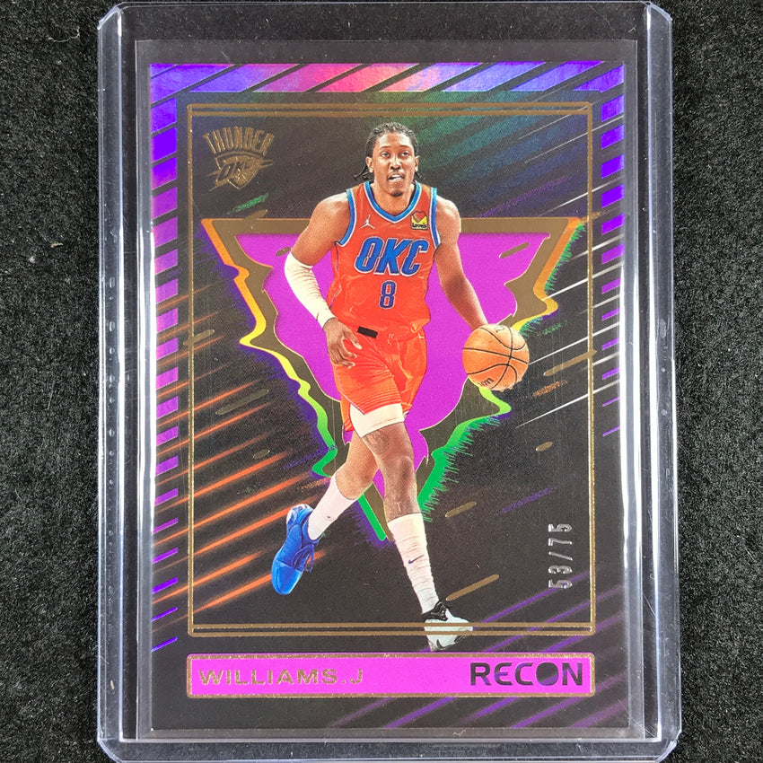 2023-24 Recon JALEN WILLIAMS Base Purple Holo 53/75 No. 83