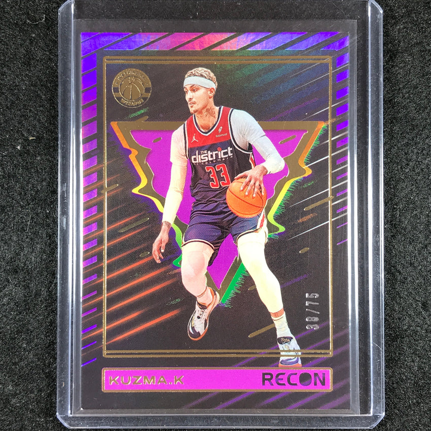 2023-24 Recon KYLE KUZMA Base Purple Holo 38/75 No. 98