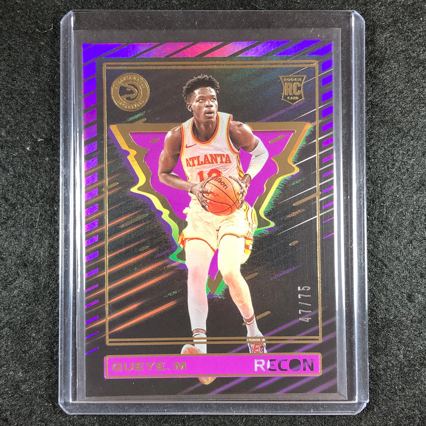 2023-24 Recon MOUHAMED GUEYE Rookie Base Purple Holo 47/75 #217