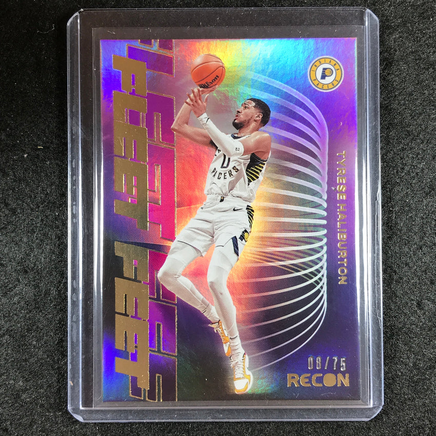 2023-24 Recon TYRESE HALIBURTON Fleet Feet Purple 8/75