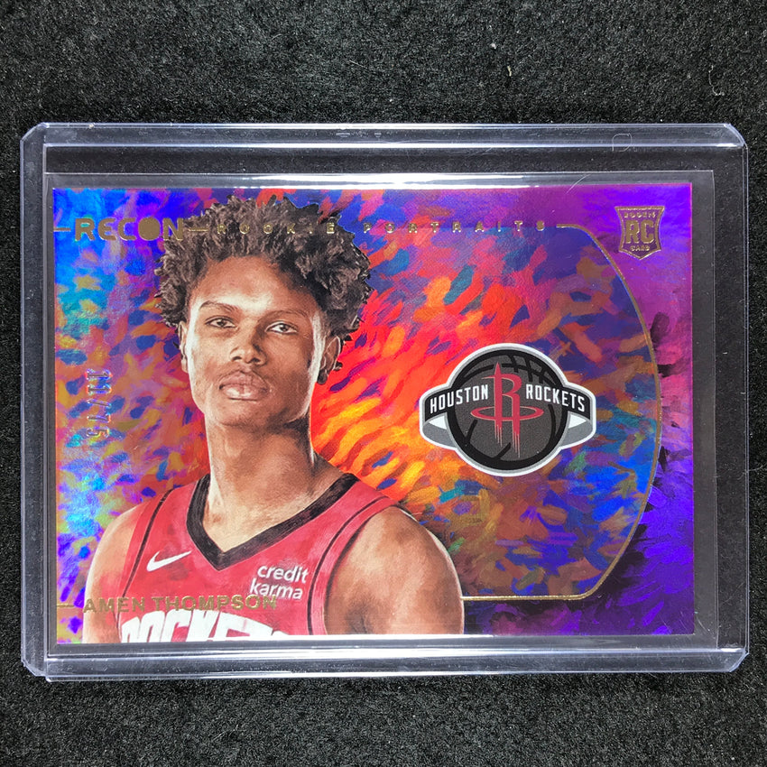2023-24 Recon AMEN THOMPSON Rookie Portraits Purple 11/75