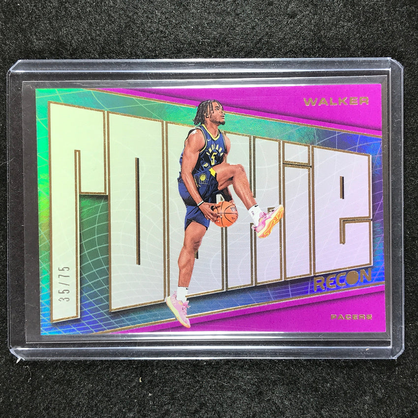 2023-24 Recon JARACE WALKER Rookie Recon Purple 35/75