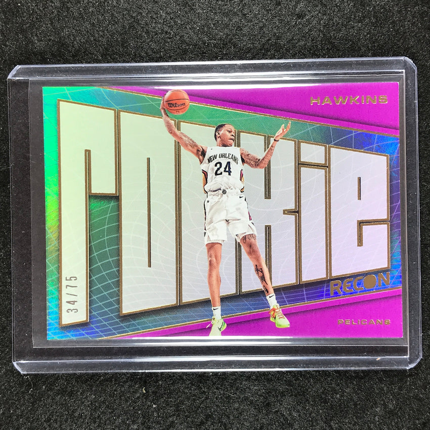 2023-24 Recon JORDAN HAWKINS Rookie Recon Purple 34/75