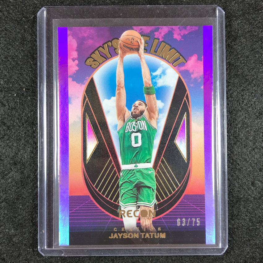 2023-24 Recon JAYSON TATUM Skys the Limit Purple 63/75