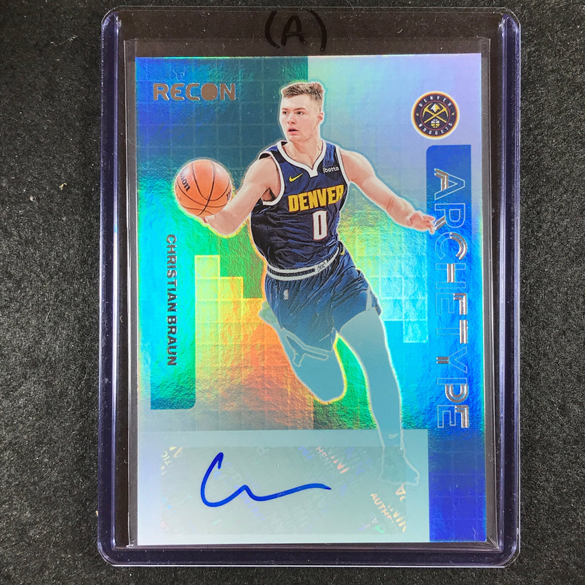 2023-24 Recon CHRISTIAN BRAUN Archetype Signatures Auto No. BRA (A)