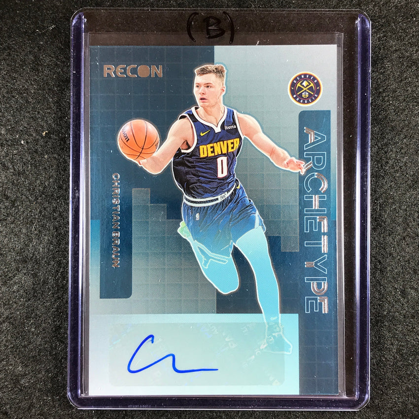 2023-24 Recon CHRISTIAN BRAUN Archetype Signatures Auto #BRA (B)