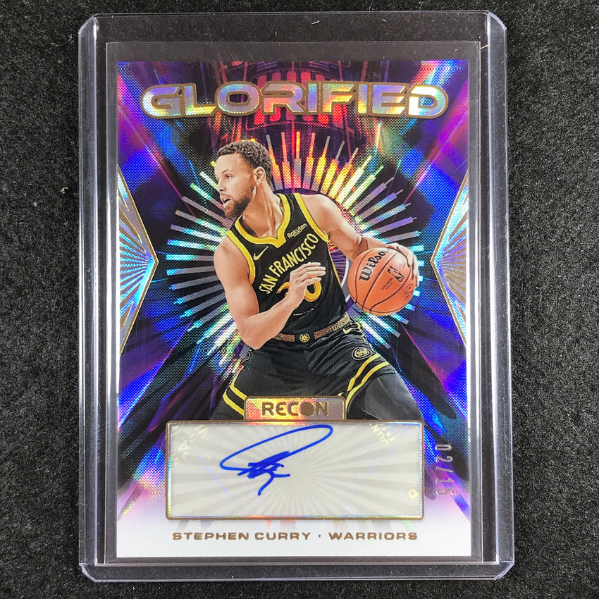 2023-24 Recon STEPHEN CURRY Glorified Signatures Auto Effect 2/15