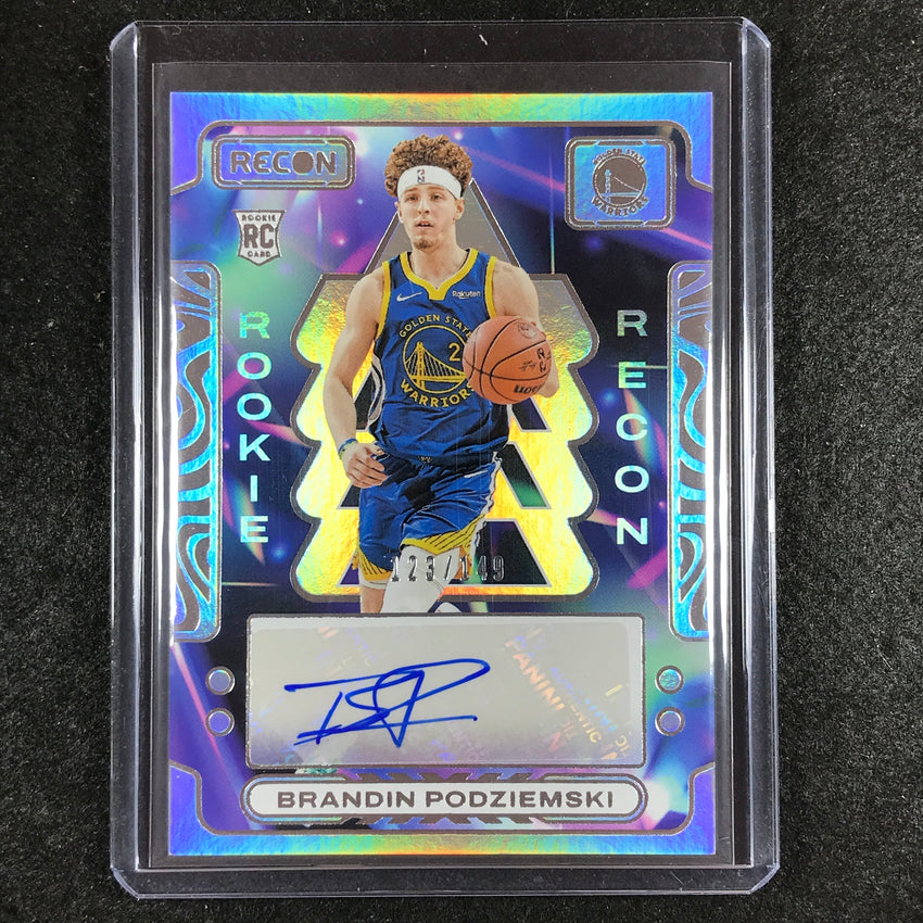 2023-24 Recon BRANDIN PODZIEMSKI Rookie Recon Auto Base 123/149