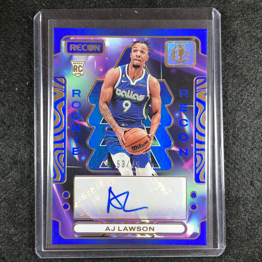 2023-24 Recon AJ LAWSON Rookie Recon Auto Blue 53/75