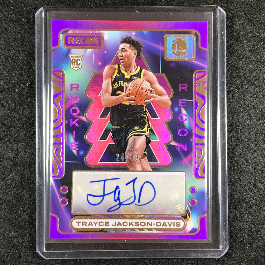 2023-24 Recon TRAYCE JACKSON-DAVIS Rookie Recon Auto Purple 24/49