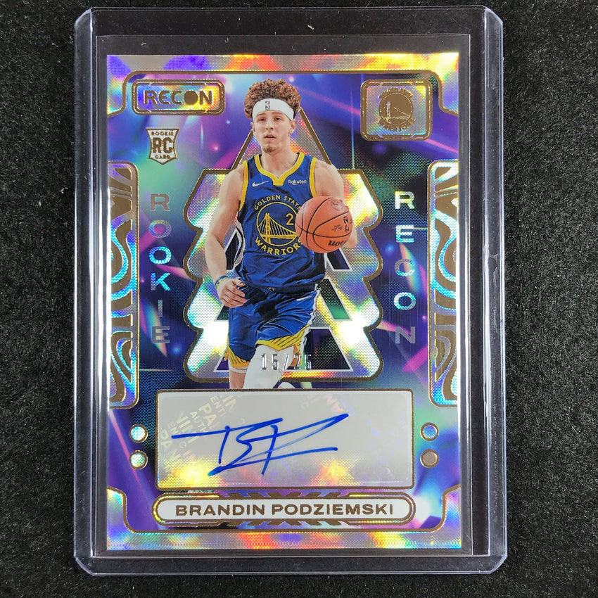 2023-24 Recon BRANDIN PODZIEMSKI Rookie Recon Auto Effect 15/25