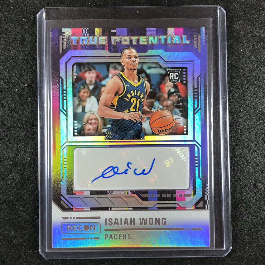 2023-24 Recon ISAIAH WONG True Potential Rookie Auto Base 115/149