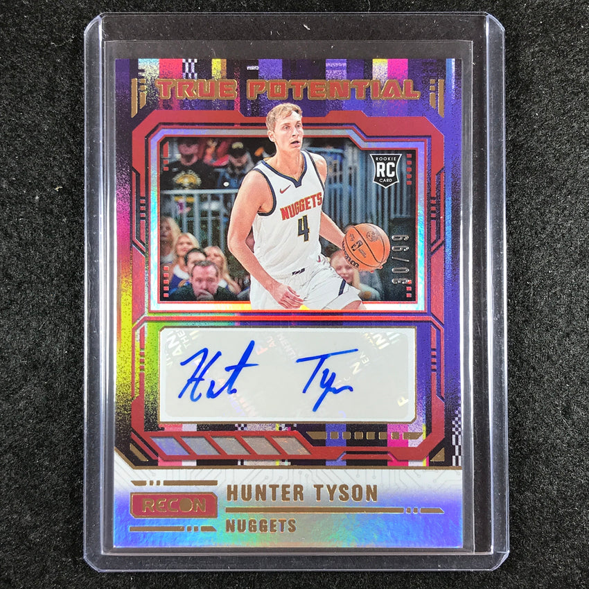 2023-24 Recon HUNTER TYSON True Potential Rookie Auto Red 30/99
