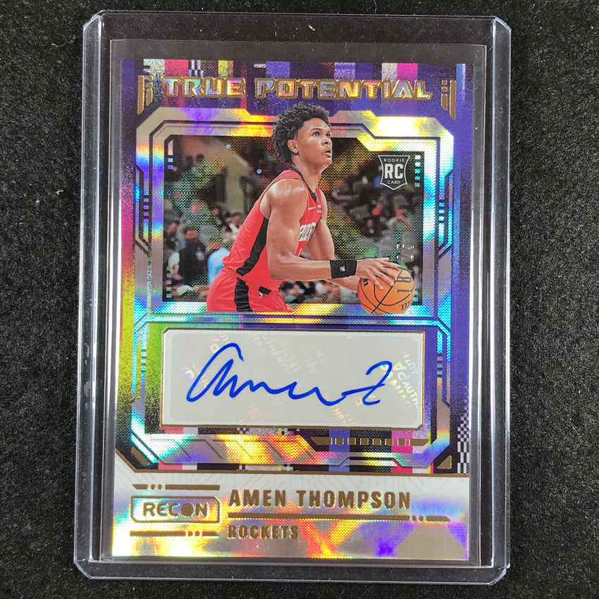 2023-24 Recon AMEN THOMPSON True Potential Rookie Auto Effect 18/25