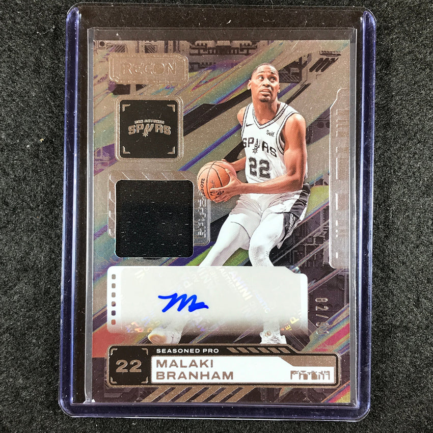 2023-24 Recon MALAKI BRANHAM Seasoned Pro Jersey Auto 82/99