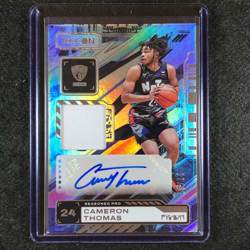 2023-24 Recon CAMERON THOMAS Seasoned Pro Jersey Auto 27/99