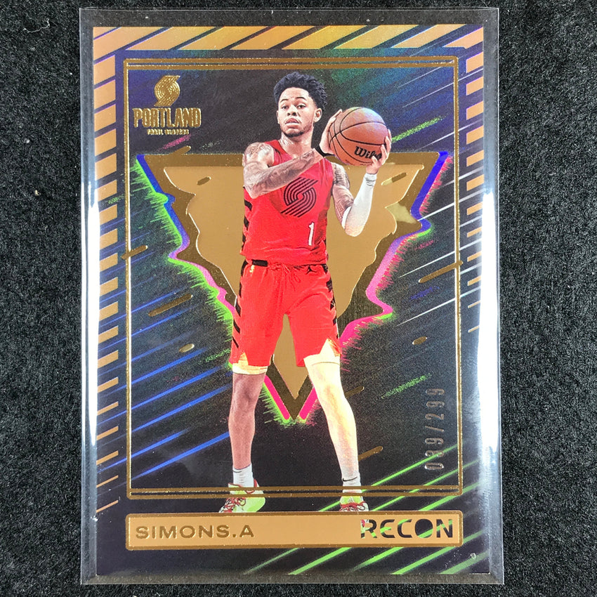 2023-24 Recon ANFERNEE SIMONS Base Bronze Holo 39/299 #105