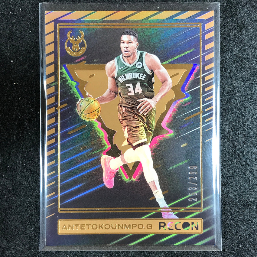2023-24 Recon GIANNIS ANTETOKOUNMPO Base Bronze Holo 253/299 No. 114
