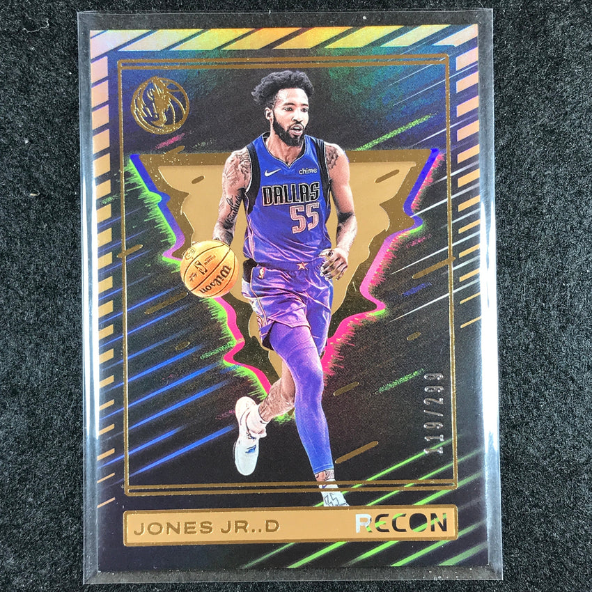 2023-24 Recon DERRICK JONES JR. Base Bronze Holo 119/299 No. 127