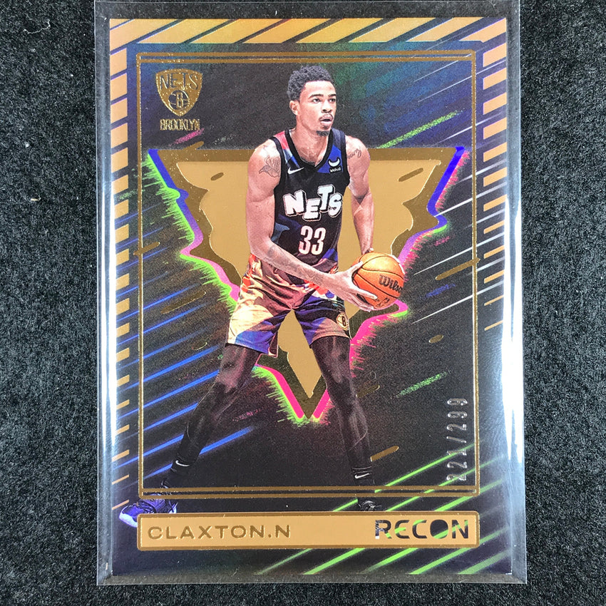 2023-24 Recon NICOLAS CLAXTON Base Bronze Holo 221/299 No. 129