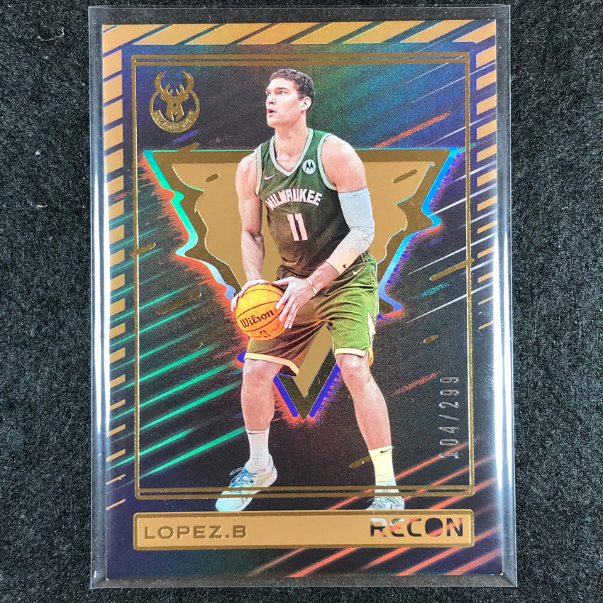 2023-24 Recon BROOK LOPEZ Base Bronze Holo 104/299 No. 169