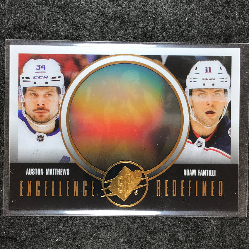 2024-25 SPx Hockey AUSTON MATTHEWS ADAM FANTILLI Excellence Redefined #8
