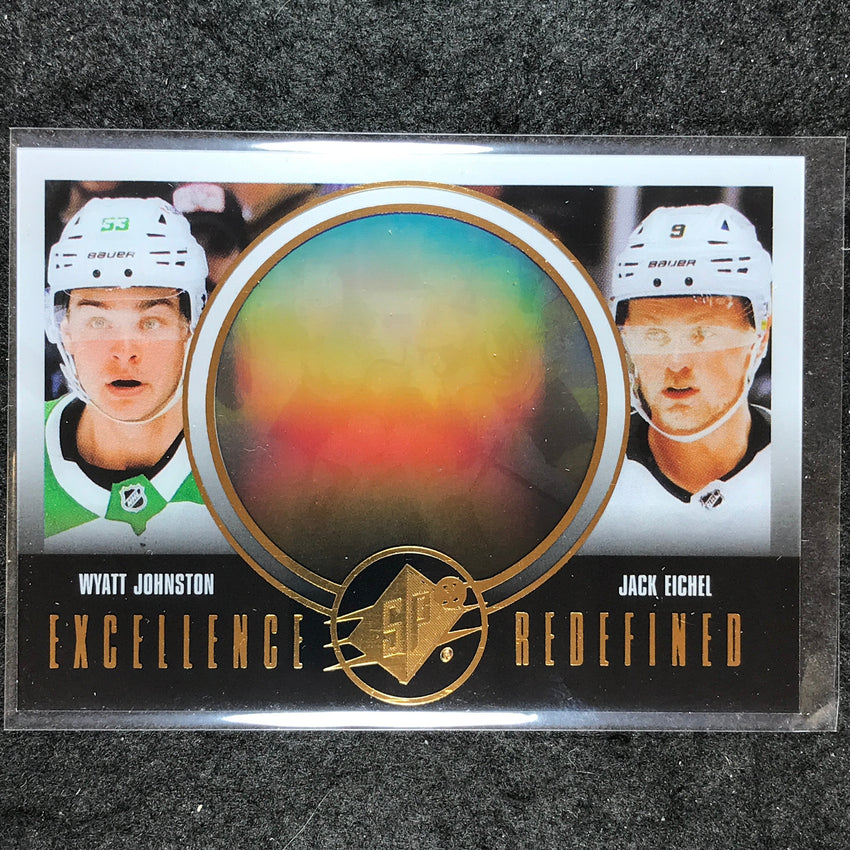 2024-25 SPx Hockey WYATT JOHNSTON JACK EICHEL Excellence Redefined #10