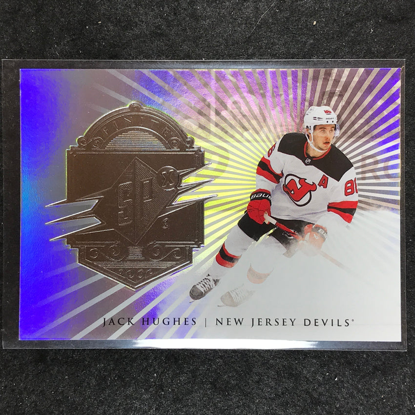 2024-25 SPx Hockey JACK HUGHES Finite Silver 66/399 #19