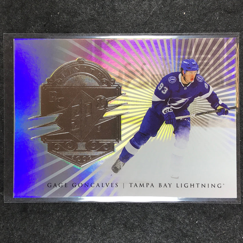 2024-25 SPx Hockey GAGE GONCALVES Finite Rookie Silver 134/399 #43