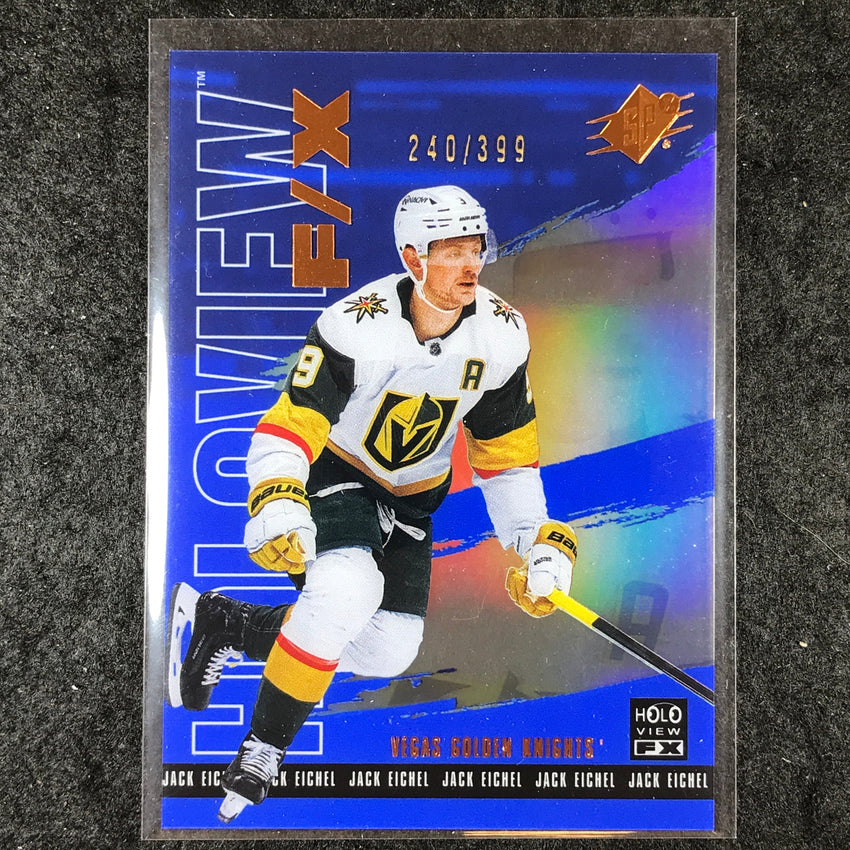 2024-25 SPx Hockey JACK EICHEL Holoview F/X Blue 240/399 #13