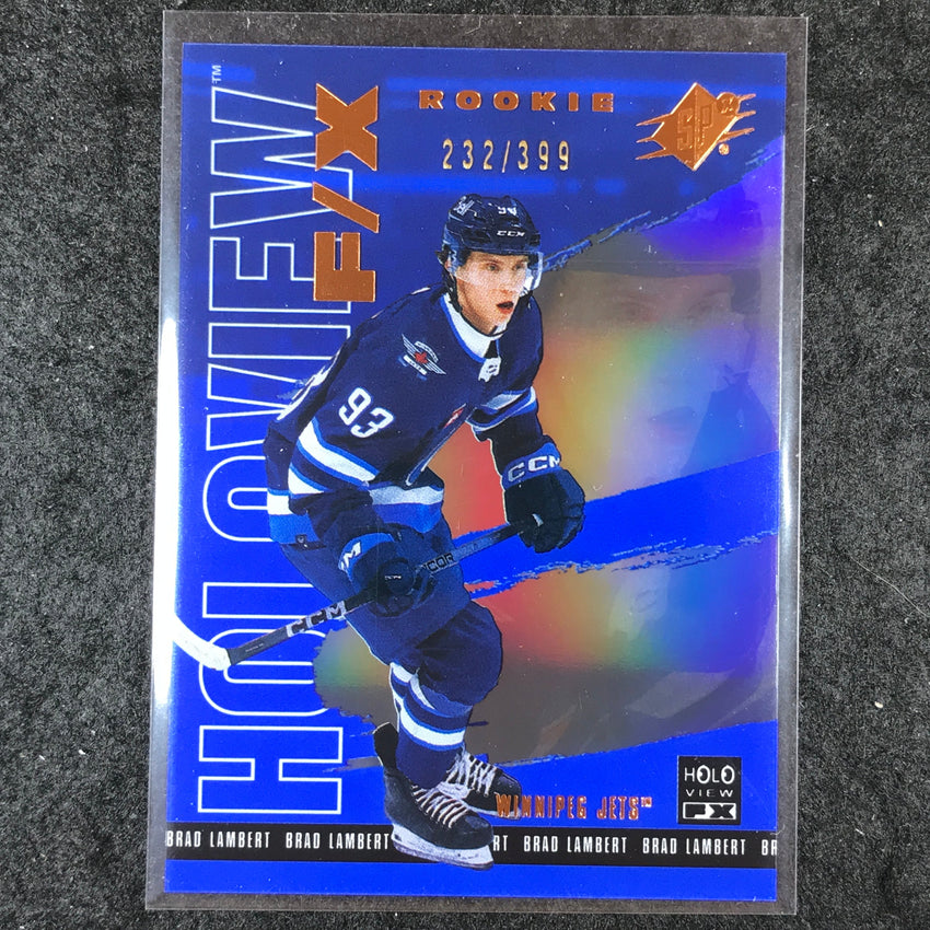 2024-25 SPx Hockey BRAD LAMBERT Holoview F/X Rookie Blue 232/399 #31
