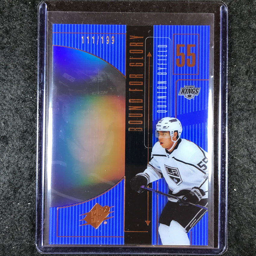 2024-25 SPx Hockey QUINTON BYFIELD Bound For Glory Blue 111/199 #20