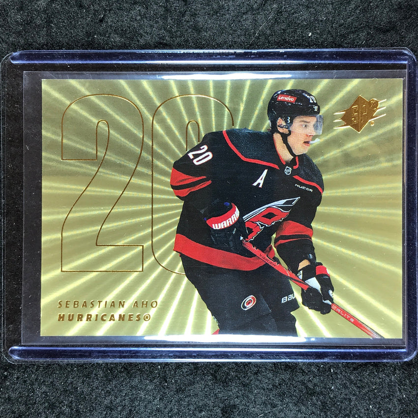 2024-25 SPx Hockey SEBASTIAN AHO Base Grand Finale 46/50 #20