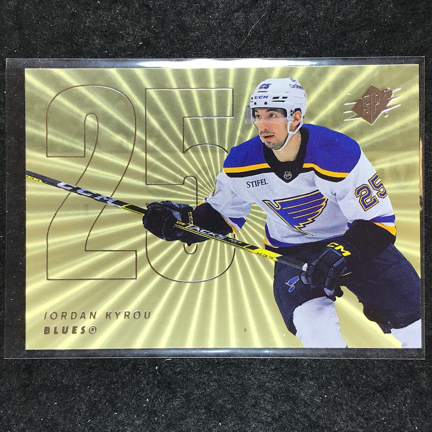 2024-25 SPx Hockey JORDAN KYROU Base Gold #25