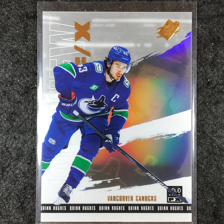 2024-25 SPx Hockey QUINN HUGHES Holoview F/X #26