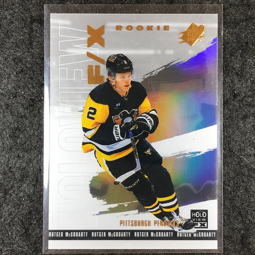 2024-25 SPx Hockey RUTGER MCGROARTY Rookie Holoview F/X #36