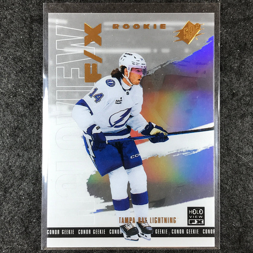 2024-25 SPx Hockey CONOR GEEKIE Rookie Holoview F/X #43