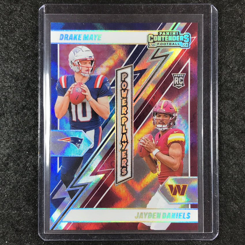 2024 Contenders Football MAYE JAYDEN DANIELS Power Players Rookie Silver #22