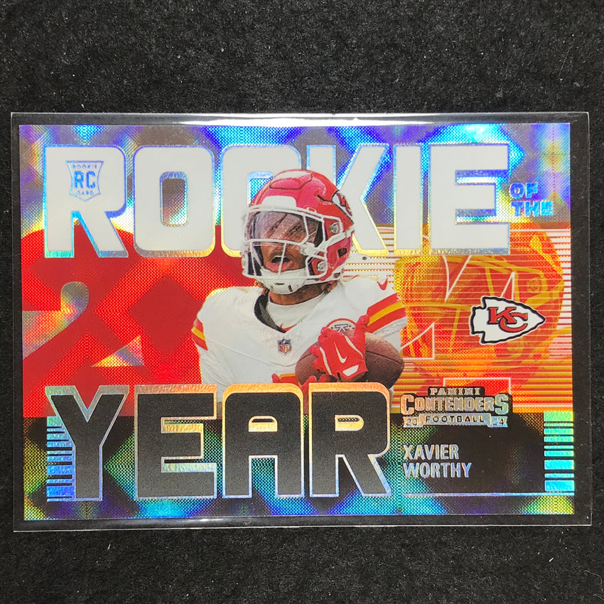 2024 Contenders Football XAVIER WORTHY Rookie of the Year Silver #6