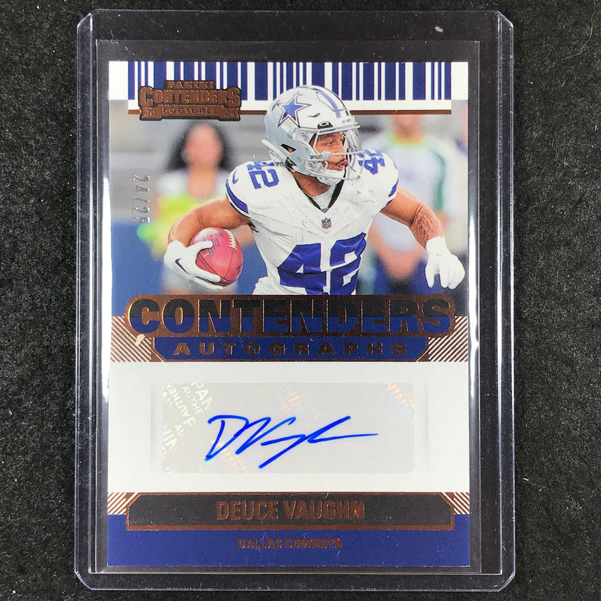 2024 Contenders Football DEUCE VAUGHN Contenders Autograph Bronze 24/25