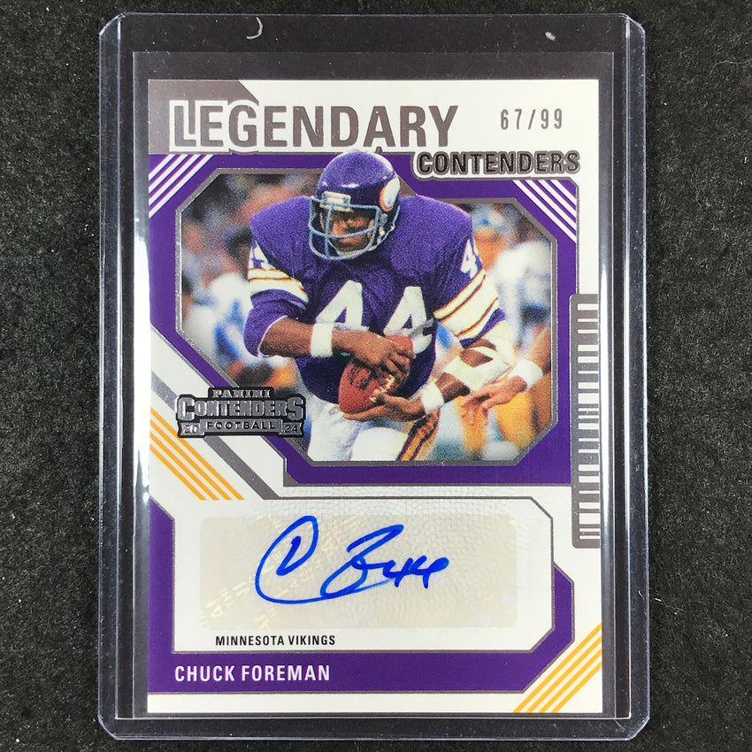 2024 Contenders Football CHUCK FOREMAN Legendary Contenders Auto 67/99