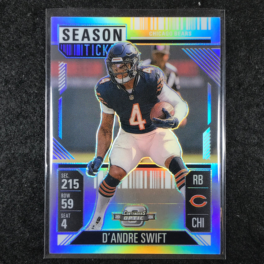 2024 Contenders Optic Football D'ANDRE SWIFT Season Ticket Silver #8