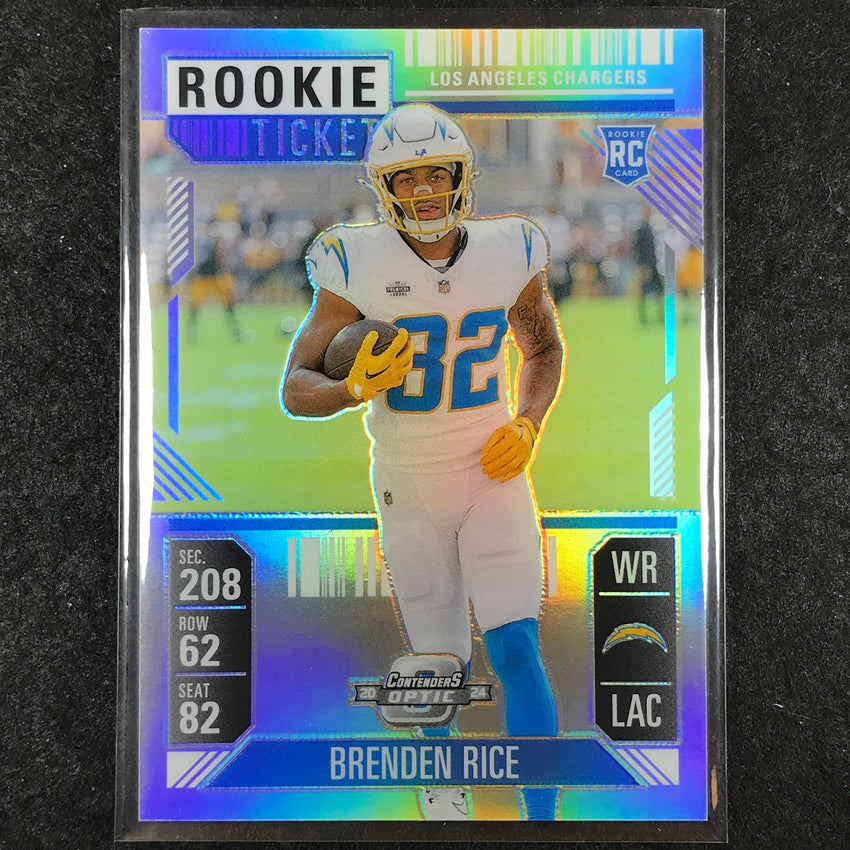 2024 Contenders Optic Football BRENDEN RICE Rookie Ticket Silver #64