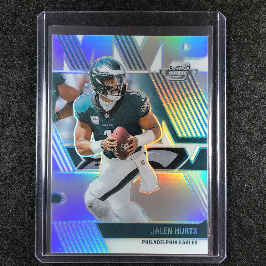 2024 Contenders Optic Football JALEN HURTS MVP Silver #JHS